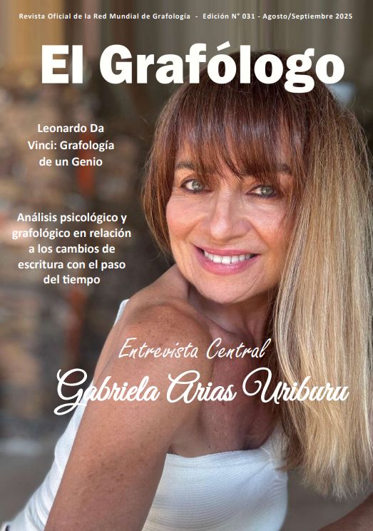 Portada de la Revista Digital de la Red Mundial de Grafologia